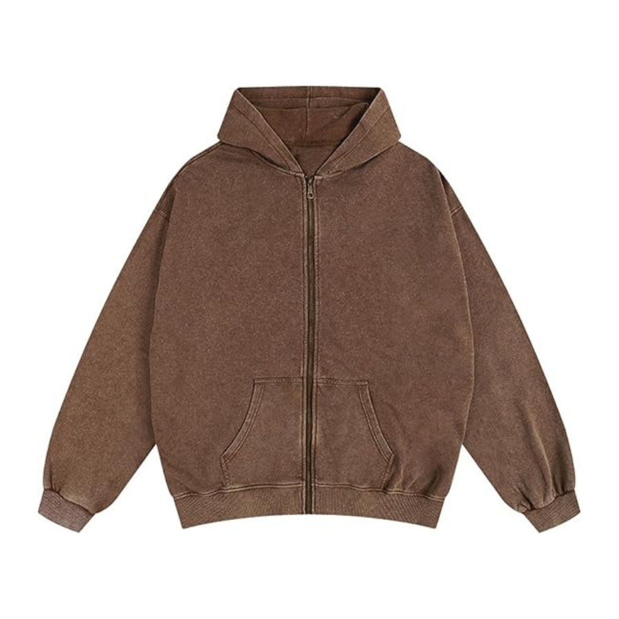 Zip-Up Sweatshirt Jacket