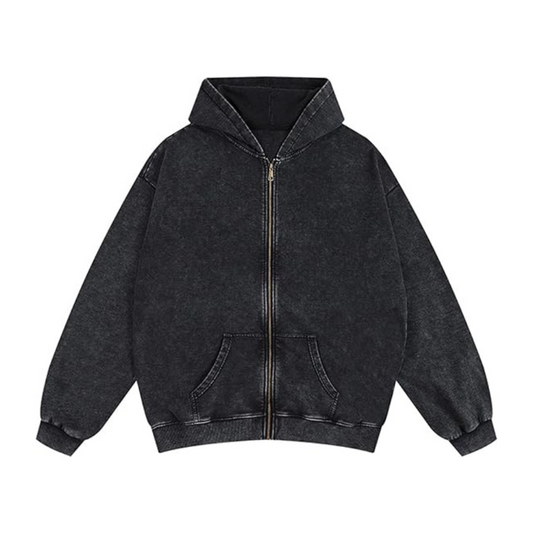 Zip-Up Sweatshirt Jacket