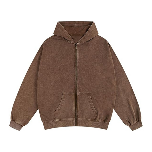 Zip-Up Sweatshirt Jacket